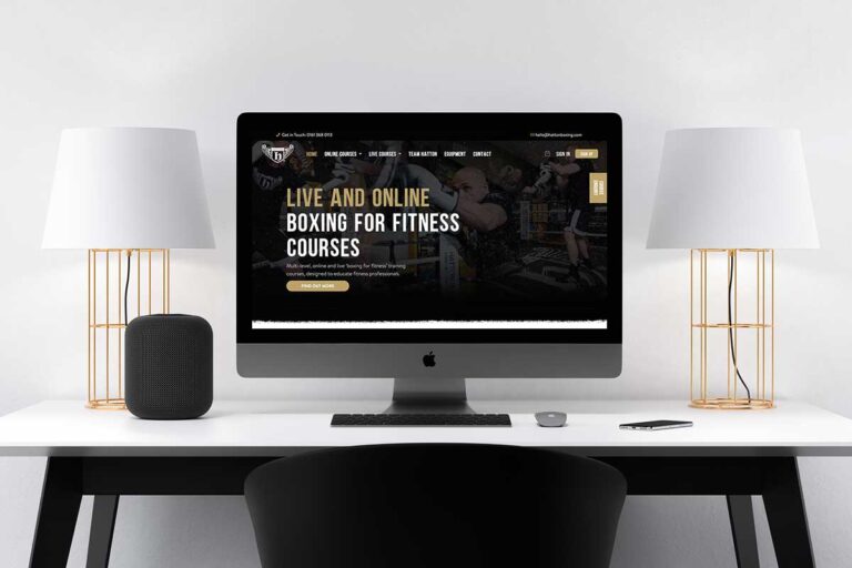 Hatton Boxing Surrey Web Design By Three Girls Media 1a