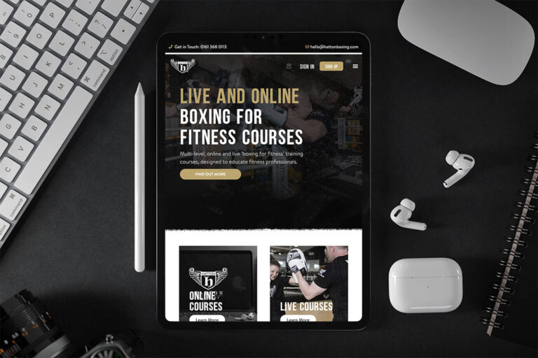 Hatton Boxing Surrey Web Design By Three Girls Media 2a