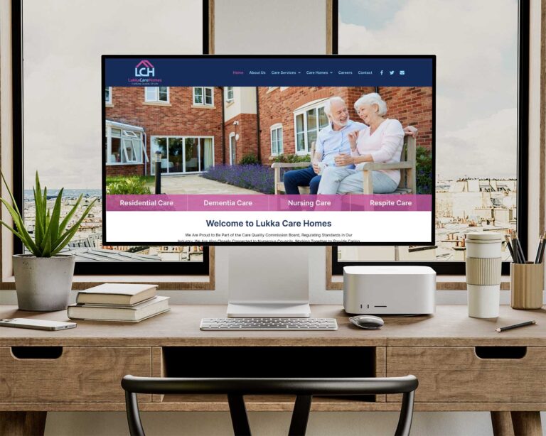 Web Design For Care Homes By Three Girls Media Desktop