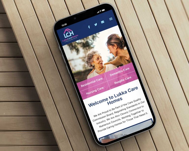 Web Design For Care Homes By Three Girls Media Phone