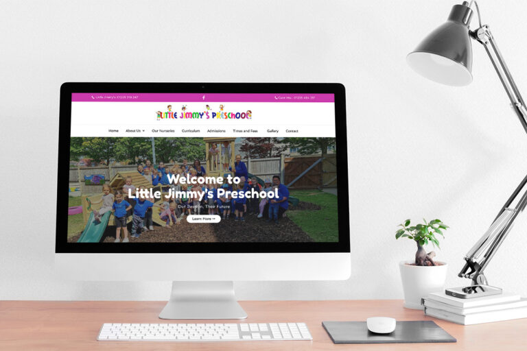 Web Design For Little Jimmy's Preschool