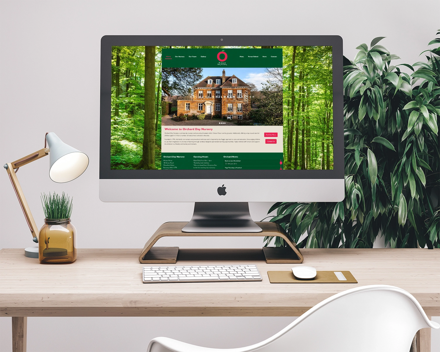 Nursery Web Design | Orchard Nursery | Three Girls Media