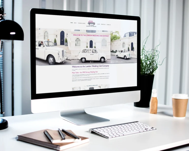 Web Design For Wedding Cab London