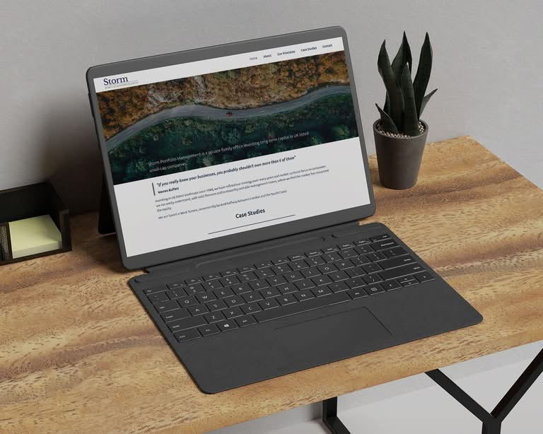 Web Design For Storn Investment Management Three Girls Media Surrey 1500x1200