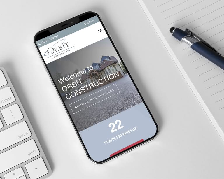 Web Design For Building Company Surrey Three Girls Media Phone 1500x1200