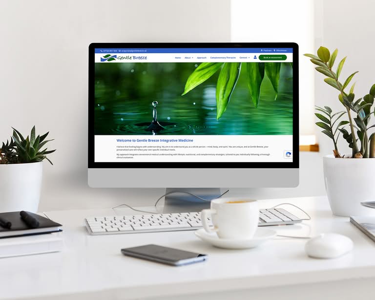 Web Design For Complimentary Medicine Three Girls Media Desktop 1500x1200