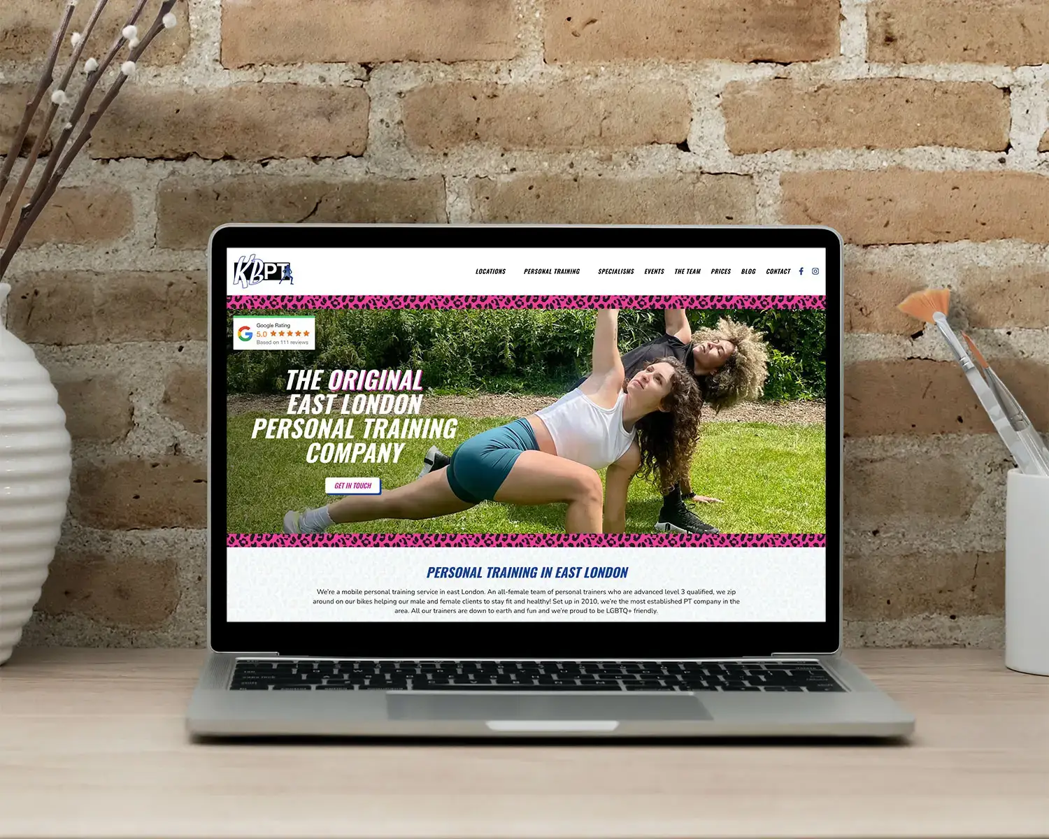 Personal Trainer Web Design For KBPersonal Training Desktop 1500x1200.webp